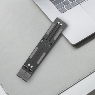 Soporte elevador portátil AISENS 10"-15.6" ajustable gris