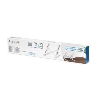 Soporte elevador portátil AISENS 10"-15" ajustable plata