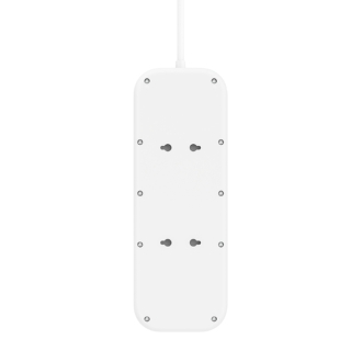Regleta Belkin 8 tomas con protección botón apagado dual USB-C