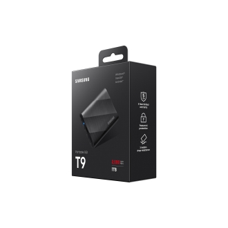 Disco externo SSD Samsung T9 1TB NVMe 3.2 negro