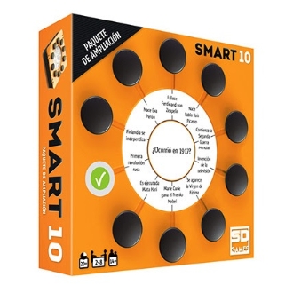 Juego Smart 10 Paquete de Ampliación - Expansión de Cartas de Preguntas para Jugadores de 14 años en Adelante