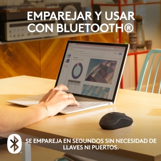 RATON INALAMBRICO LOGITECH M240 SILENT BLUETOOTH GRAFITO