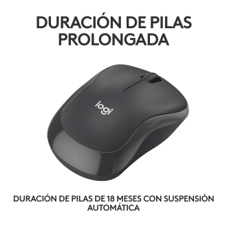 RATON INALAMBRICO LOGITECH M240 SILENT BLUETOOTH GRAFITO