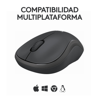 RATON INALAMBRICO LOGITECH M240 SILENT BLUETOOTH GRAFITO