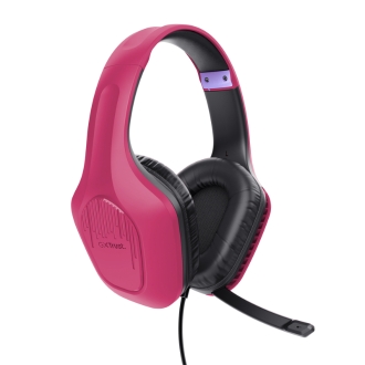 Auriculares Trust Gaming GXT 415P Zirox ligeros 3.5mm rosa