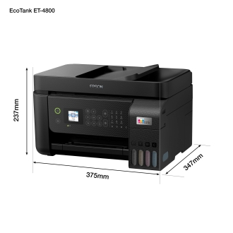 Multifunción inyección Epson Ecotank ET-4800 33ppm wifi red fax adf