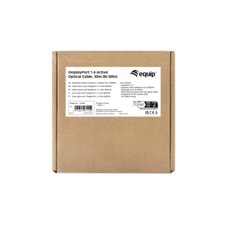 Cable Equip DisplayPort macho/macho 1.4 activo óptico 8K 60Hz 50m