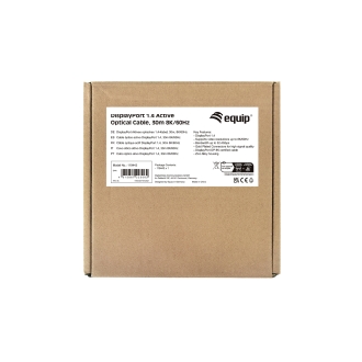 Cable Equip DisplayPort macho/macho 1.4 activo óptico 8K 60Hz 30m