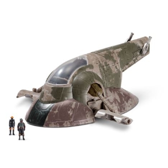 Figura star wars nave deluxe boba fett