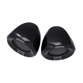 Altavoces 2.0 Trust Polo 4W RMS 8W jack 3.5mm alimentados por USB negro