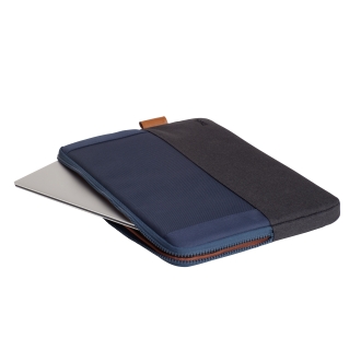 Funda Trust Lisboa Soft Sleeve 13.3" negro/azul