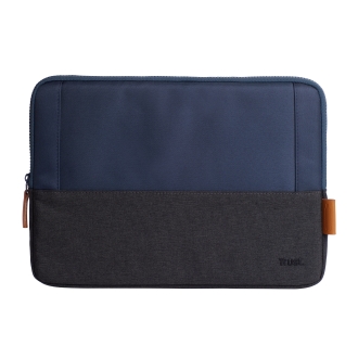 Funda Trust Lisboa Soft Sleeve 13.3" negro/azul