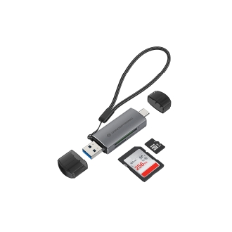 Lector de tarjetas externo Concentronic BIAN05G USB tipo C y USB-A