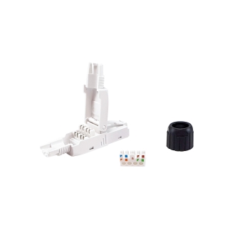 Kit 5 conectores RJ45 Equip Cat6 121161, montaje sin herramientas