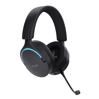 Auricular Bluetooth y USB-C Trust Gaming Fayzo GXT 491 RGB negro