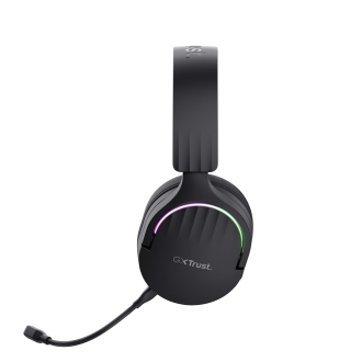 Auricular Bluetooth y USB-C Trust Gaming Fayzo GXT 491 RGB negro