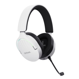 Auricular Bluetooth y USB-C Trust Gaming Fayzo GXT 491 RGB blanco