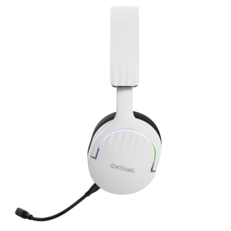 Auricular Bluetooth y USB-C Trust Gaming Fayzo GXT 491 RGB blanco