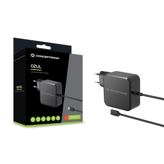 Cargador Conceptronic OZUL05BE 100W GaN PD con cable USB tipo C