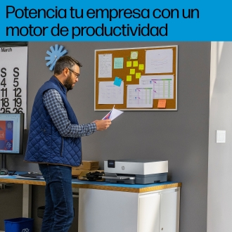 Multifunción HP Officejet pro 9110b A4 20ppm red wifi duplex