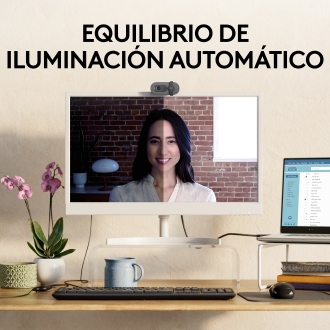 Webcam Logitech Brio 100 grafito full hd usb