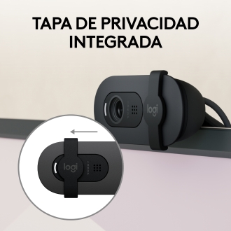 Webcam Logitech Brio 100 grafito full hd usb