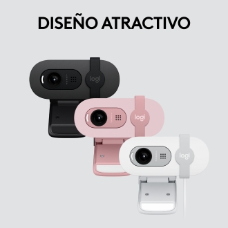 Webcam Logitech Brio 100 grafito full hd usb