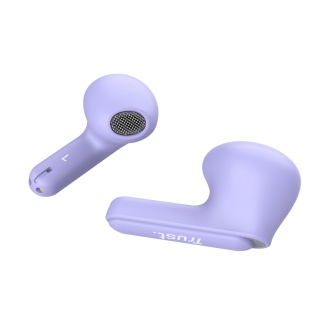 Auriculares Bluetooth Trust Yavi con control táctil 23h violeta
