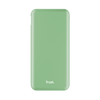 Powerbank Trust Redoh 10000mAh 18W carga rápida 2xUSB-C 1xUSB-A verde