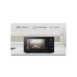 Microondas LG MH7032JAS 30L 1000W con grill negro