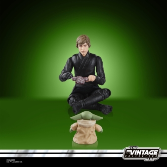Figura hasbro star wars the book of boba fett luke skywalker & grogu