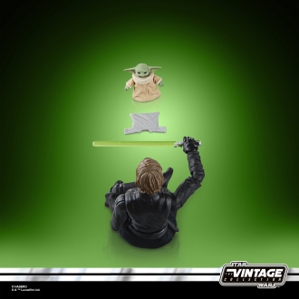 Figura hasbro star wars the book of boba fett luke skywalker & grogu