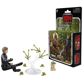 Figura hasbro star wars the book of boba fett luke skywalker & grogu