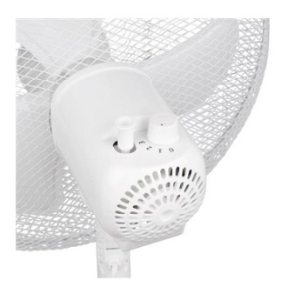 Ventilador de pie Tristar VE5755 de 40cm, 3 aspas, 45W color blanco
