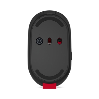Ratón inalámbrico Lenovo Go USB tipo C en color gris y negro