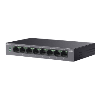 Switch TP-Link LS108GP LiteWave de 8 puertos Gigabit metálico PoE+