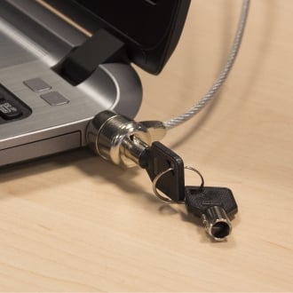 Cable de seguridad Ewent cierre kensington (universal) para portátil - 2 llaves - 1.5m