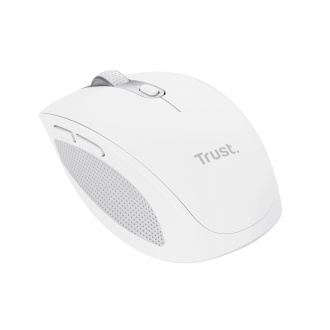 Ratón inalámbrico y Bluetooth Trust Ozaa recargable 6 botones receptor USB-A/USB-C blanco