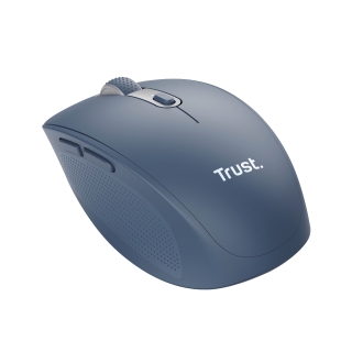 Ratón inalámbrico y Bluetooth Trust Ozaa recargable 6 botones receptor USB-A/USB-C azul