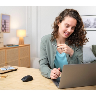 Ratón inalámbrico y Bluetooth Trust Ozaa recargable 6 botones receptor USB-A/USB-C negro