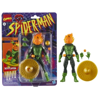 Figura hasbro marvel comics spiderman jack o'lantern