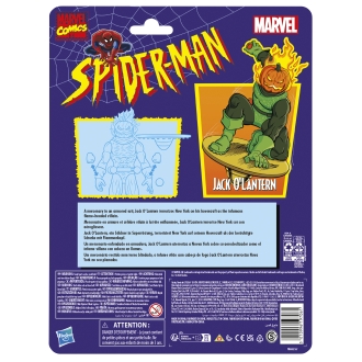 Figura hasbro marvel comics spiderman jack o'lantern