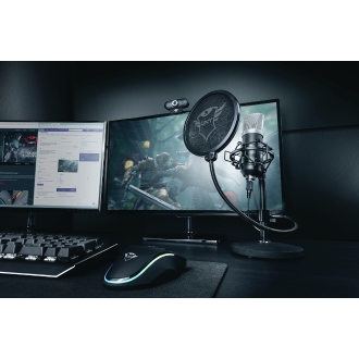 Micrófono Trust GXT 252 Emita - PC patrón cardioide cable de 1.8m - USB