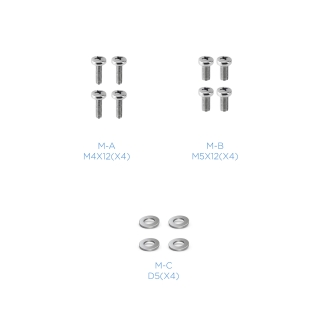 Soporte de mesa Tooq para 2 monitores de 17" a 27"