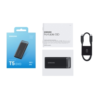 Disco externo SSD Samsung T5 EVO 2TB NVMe negro