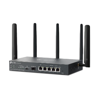 Router TP-Link ER706W-4G VPN Gigabit Omada 4G+ Cat6 Wi-Fi 6 AX3000