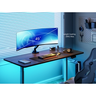 Soporte de mesa Equip 650180 17" a 49" con brazo de gas