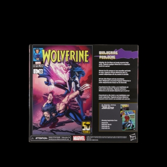 Set figuras hasbro marvel legends series wolverine & lady psylocke