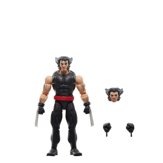 Set figuras hasbro marvel legends series wolverine & lady psylocke