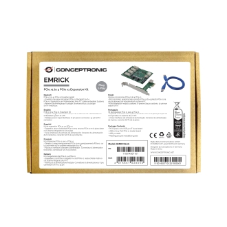 Controladora PCIe Conceptronic EMRICK10G PCIe a 4 PCIe